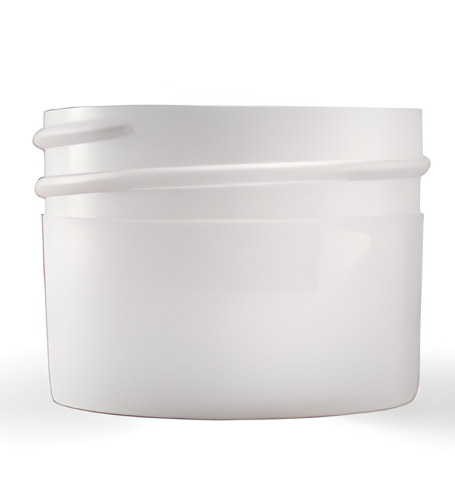 1/2 oz White 38-400 PP Single Wall Plastic Jar