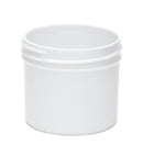 2oz White 53-400 PP Regular Wall Straight Plastic Jar