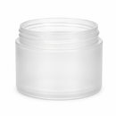 2 oz Natural-Colored 58-400 PP Double Wall Straight Base Plastic Jar