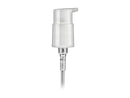 24-410 White Smooth Lotion Pump, Lock Up Head 6.875" Dip Tube (Output .5cc)