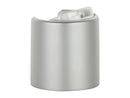 24-410 Brushed Aluminum/Natural Metallized Disc Top Cap (.320 orifice)