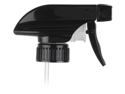 28-400 Black Ribbed Trigger Sprayer Spray/Stream/Off (9.25" Dip Tube) 1.1cc