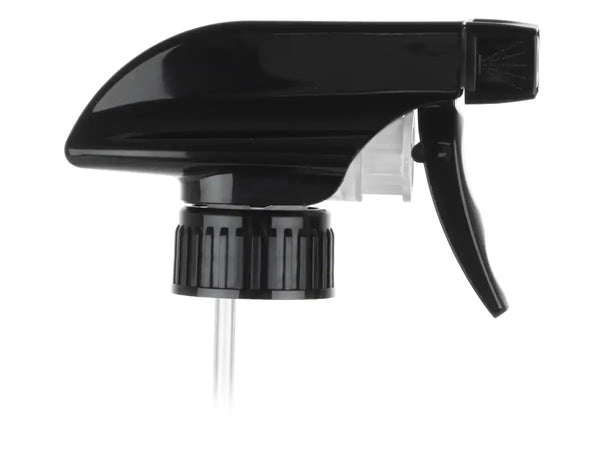 28-400 Black Ribbed Trigger Sprayer (9.25" Dip Tube)