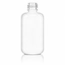 1 oz White 18-415 Boston Round Spray Coated Glass Bottle