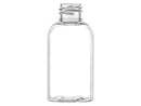 2 oz Boston Round Plastic Bottle 20-410 Clear PET