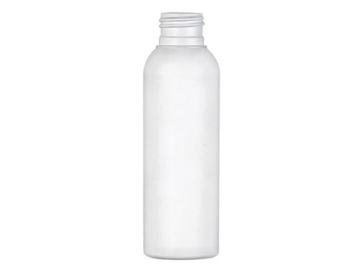 2 oz White 20-410 HDPE Cosmo Round Bottle