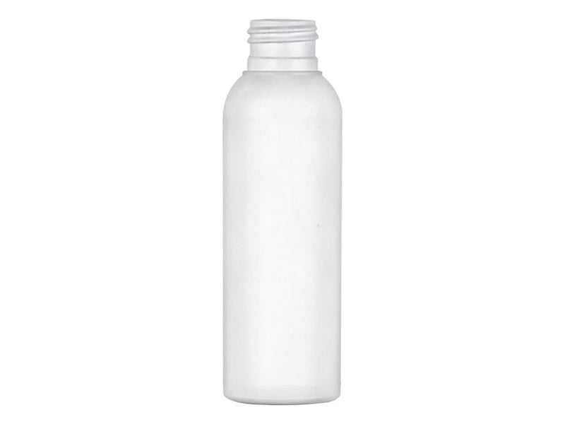 2 oz White 20-410 HDPE Cosmo Round Bottle