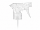 28-410 Natural Ribbed Trigger Sprayer Spray/Off (9.875" Dip Tube, .9cc Output)