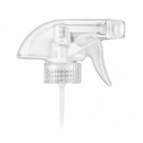 28-400  Natural-Colored Ribbed Trigger Sprayer Spray/Stream/Off (9.25" Dip tube, .60cc Output)
