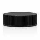 33-400 Black Ribbed Plastic Cap (Foam Liner)