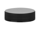 38-400 Black Ribbed Plastic Cap (Universal Heat Seal Liner)