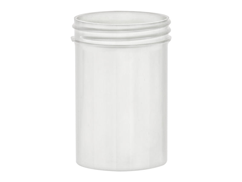 3 oz White 48-400 Single Wall Plastic Jar