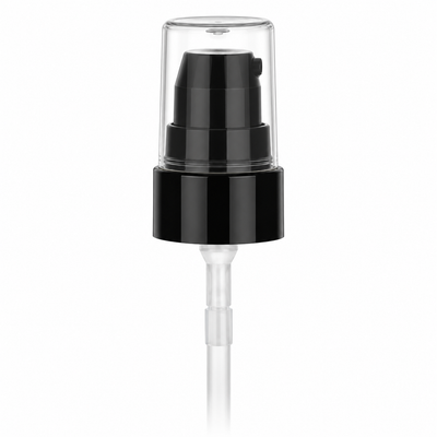 20-400 Black Smooth Cosmetic Treatment Pump (180mcl Output, 3.44" dip tube )