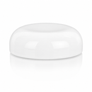 58-400 White Smooth Dome Plastic Cap (Foam Liner)