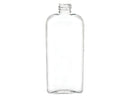 4 oz 20-410 Clear PET Cosmo Oval Plastic Bottle