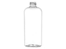 4 oz Clear 20-410 PET Cosmo Round Reverse Taper Oval Plastic Bottle