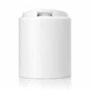 24-410 White Smooth PP Plastic E-Disc Top Cap (Pressure Sensitive Liner)