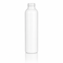 4 oz White 24-410 HDPE Cosmo Round Plastic Bottle
