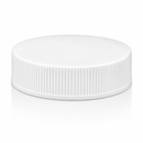 38-400 White Ribbed Plastic Cap (Heat Induction Seal for PET)