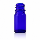5 mL Cobalt Blue 18mm Tamper Evident Euro Dropper Boston Round Glass Bottle