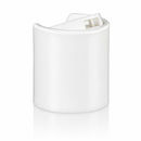 20-410 White Smooth Disc Top Plastic Cap 50% PP PCR
