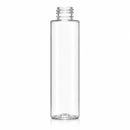 4 oz Clear 24-410 Cylinder Round Plastic PET Bottle