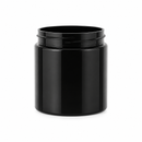 4 oz Black 58-400 PET Plastic Jar 100% PCR