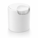24-410 White Smooth PP Plastic E-Disc Top Cap (Pressure Sensitive Liner)