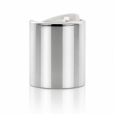 20-410 Silver/White Metal Shell Disc Top Cap (.270" Orifice)