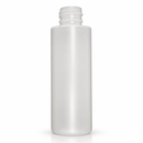 4 oz Natural-Colored 24-410 MDPE Cylinder Round Plastic Bottle