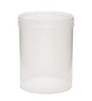 8 oz Natural-Colored 70-400 PP Single Wall Jar