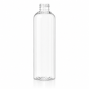 12 oz Clear 24-410 Cosmo Round PET Plastic Bottle