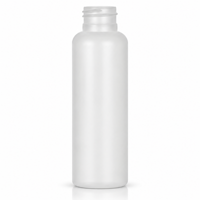 3 oz Natural-Colored 24-410 Bullet Round HDPE Plastic Bottle