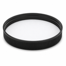 89-400 Black Ribbed Plastic Cap (Foam Liner)