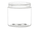 8 oz Clear 70-400 Plastic PET Straight-Sided Jar