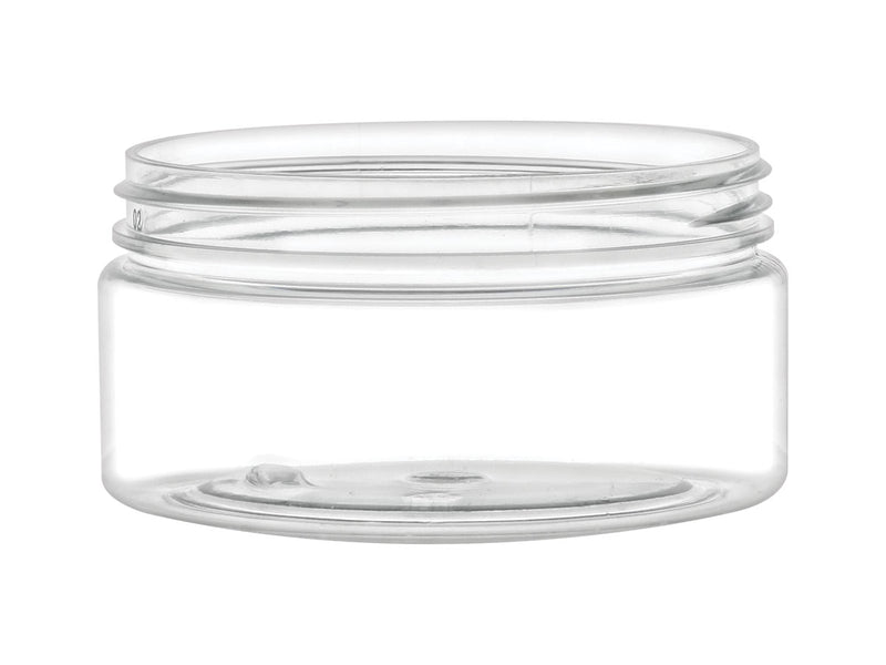 8 oz Clear PET 89-400 Plastic Jar