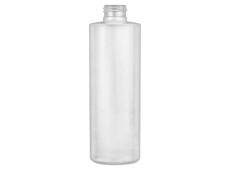 8 oz Natural-Colored 24-410 Cylinder Round HDPE Plastic Bottle