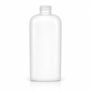 4 oz White 20-410 PET Cosmo Round Oval Plastic Bottle
