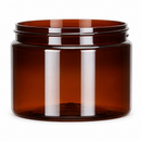 12 oz Amber PET Plastic Single Wall Jar 89-400
