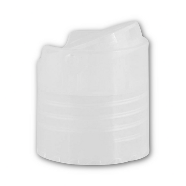 24-410 Smooth Disc Top Natural-Colored Cap (No Liner)
