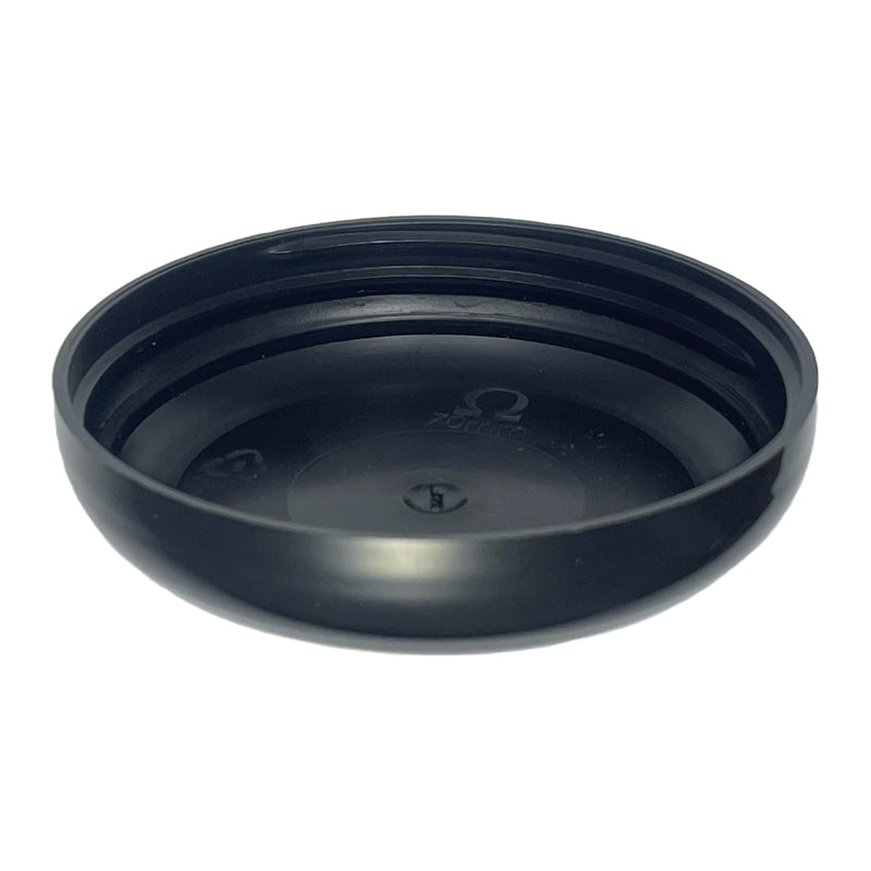 70-400 Black Dome Plastic Cap (No Liner)