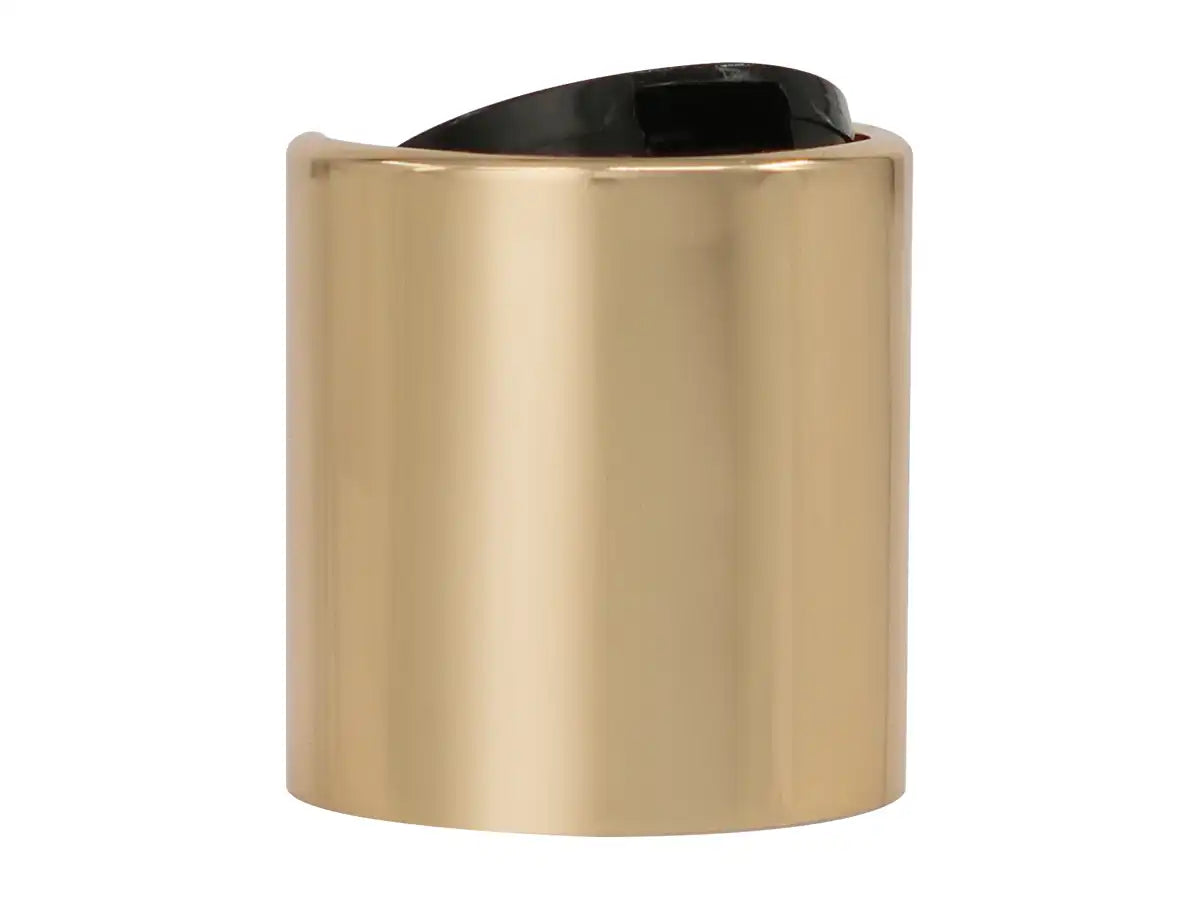 24-410 Gold/Black Smooth Disc Top Cap (.305