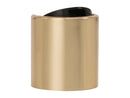 20-410 Gold Smooth Disc Top Cap