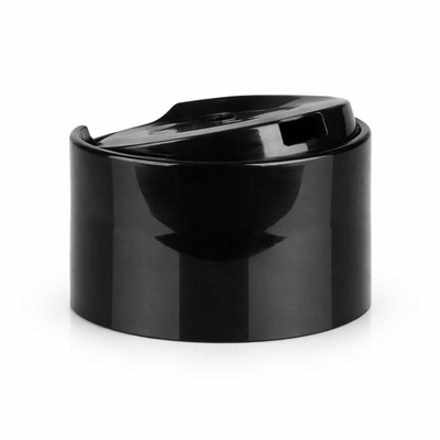 24-410 Black Smooth Symmetrical Disc Top Cap