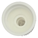 20-410 White Fine Ribbed Twist Open & Close Dispensing Closure (.118" Orifice) PE Foam Gasket