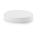 70-400 White Ribbed Plastic Cap (Pressure Sensitive Liner)