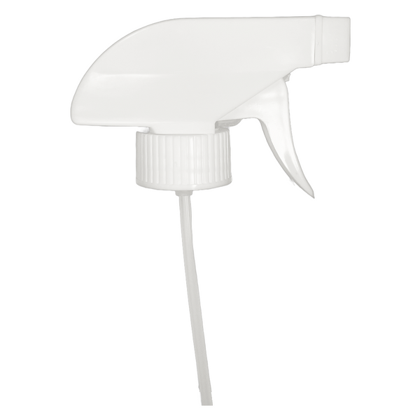 28-400 White Ribbed Trigger Sprayer (9" dip tube)