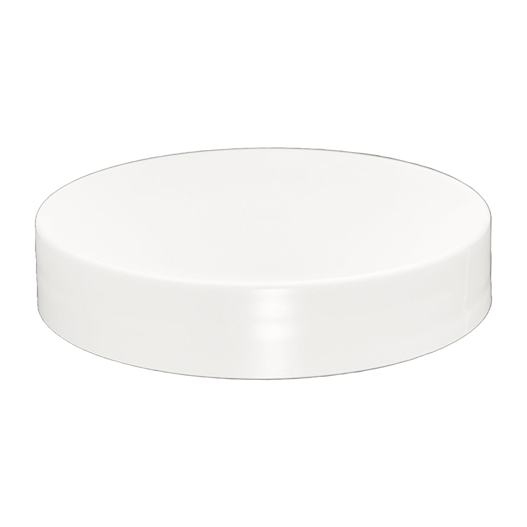 58-400 White Smooth Plastic Cap (No Liner) - Citadel Packaging