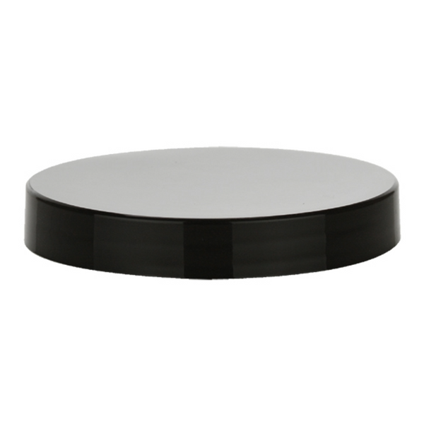 70-400 Black Smooth Plastic Cap (Foam Liner)