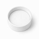 28-410 White Smooth Plastic Cap (Pressure Sensitive Liner)